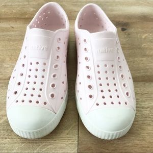 Native Pink Jefferson Slip-On Waterproof Sneakers